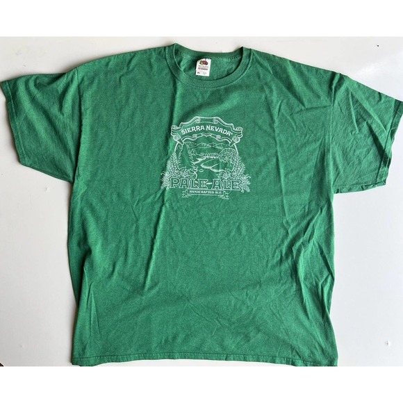 Sierra Nevada Pale Ale Short Sleeve T Shirt Mens XXL Green - Picture 1 of 5